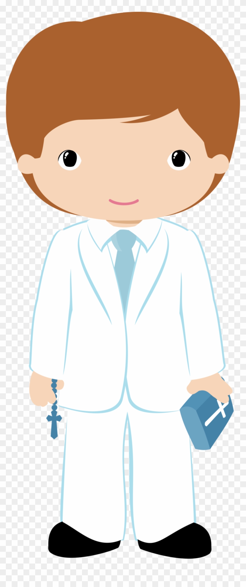 Boys In Their First Communion Clip Art - Clip Art Communion Boy Png #179813