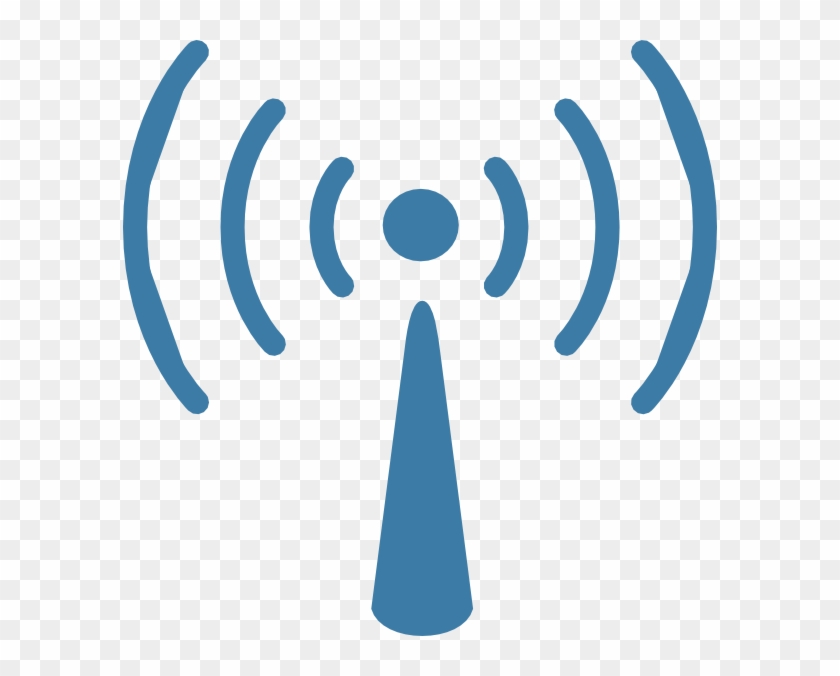 Wireless Antenna Clip Art At Clker - Señal De Internet Png #179844