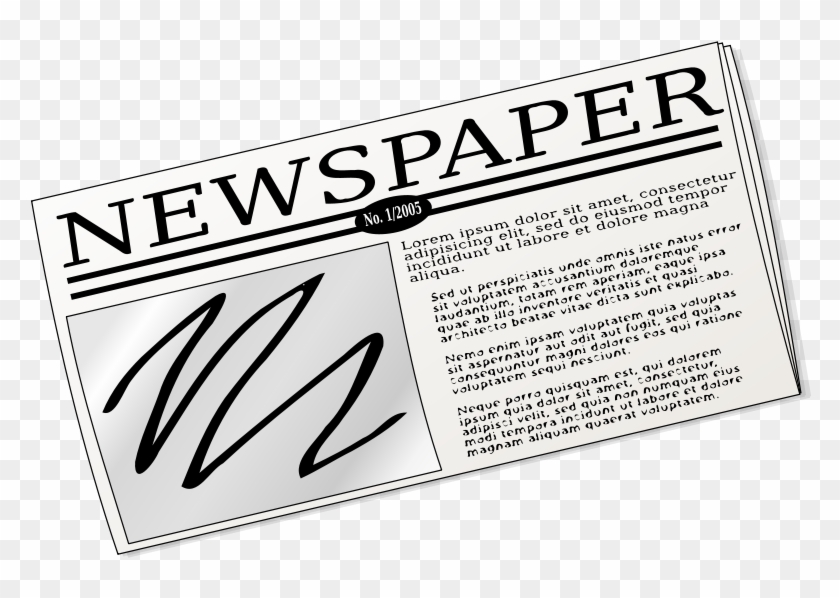 Similar Clip Art - Newspaper Clip Art #179886