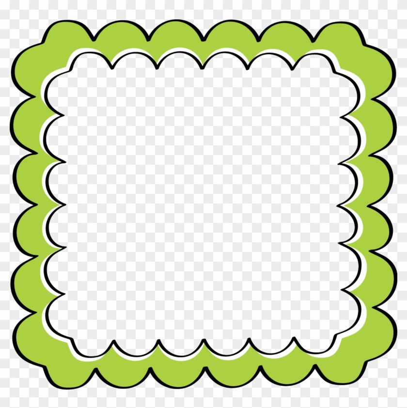 Download Png Image - Pink Scalloped Frames #179918