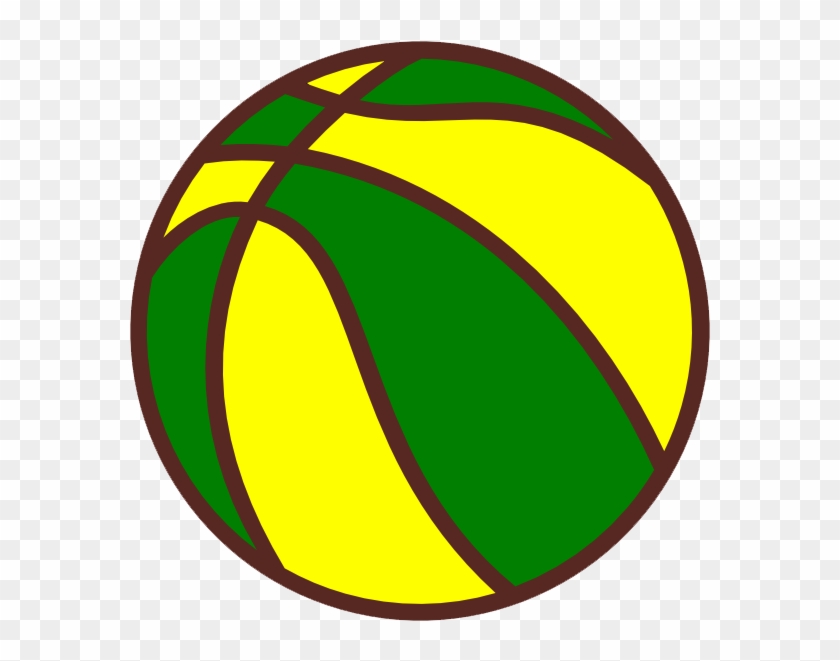 News & Headlines - Green And Yellow Basketball #179987