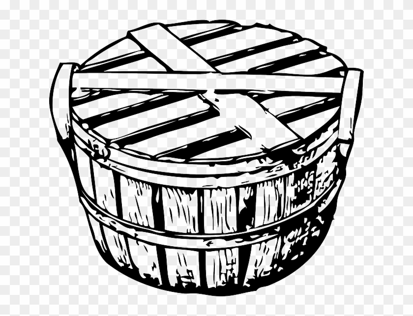 Outline, Wood, Basket, Cover, Crabs, Bushel, Crab - Crab Basket