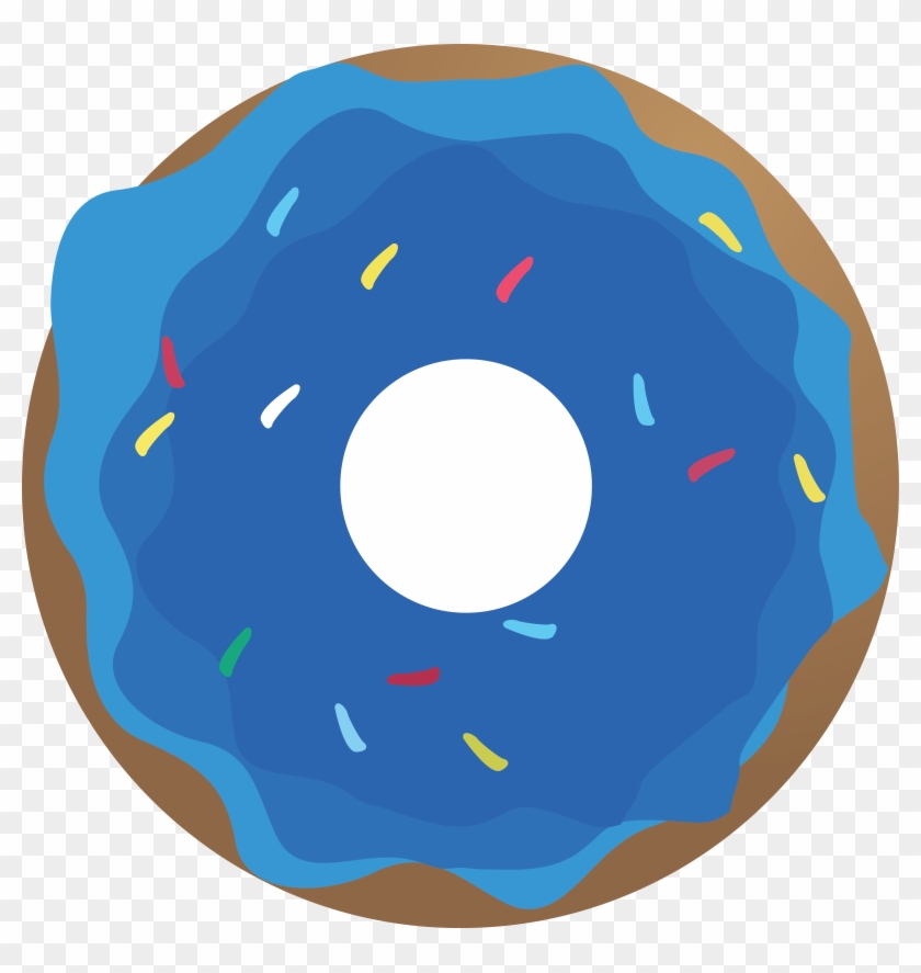 Home - Donut Clip Art Blue #180137