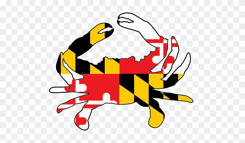Maryland Mallet Crabhouse - Maryland Flag Goat Sticker #180134