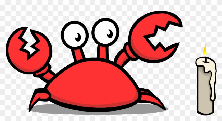 Crab Clipart Klutzy - Can T Hold A Candle #180143