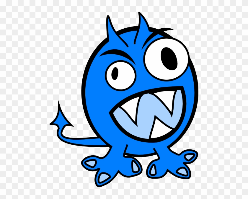 Blue Monster Clipart - Water Monster Clip Art #180150