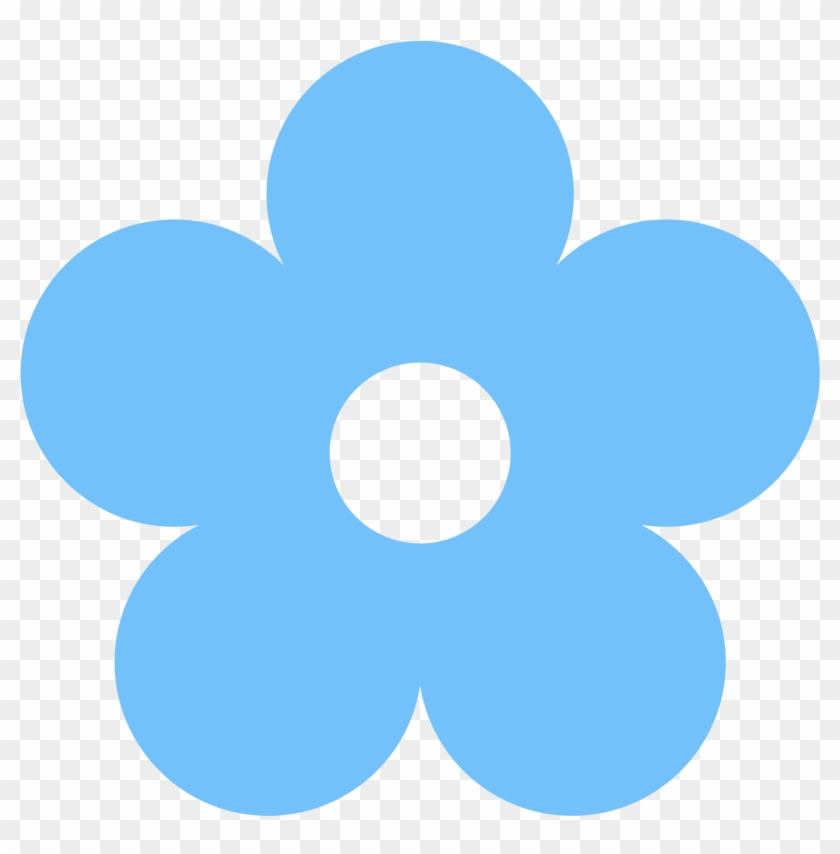 Blue Flower Clipart - Blue Flower Clipart #180152