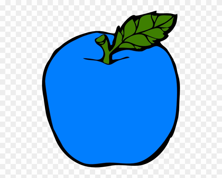 Blue Apple Clipart - Blue Apple Clipart #180161