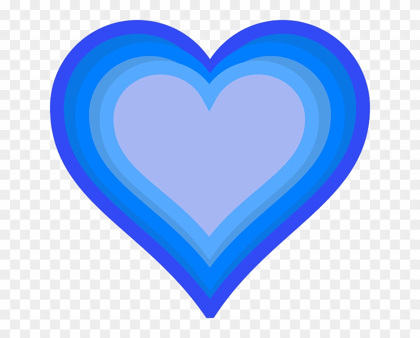 Explore Free Clipart Images, Baby Blue, And More - Blue Heart Clipart #180164