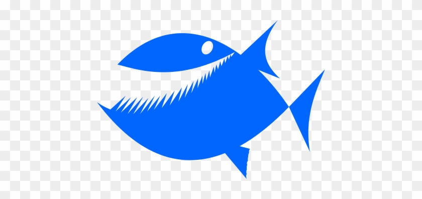 Image For Fish Toothy Blue Animal Clip Art - Restaurant Danilo #180179