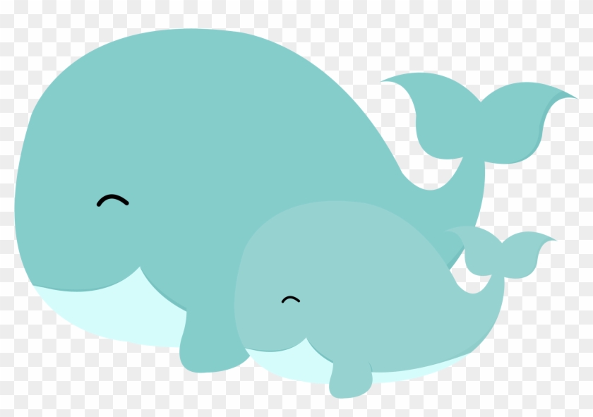 Whale Clipart Face - Marine Life Clipart Baby #180217