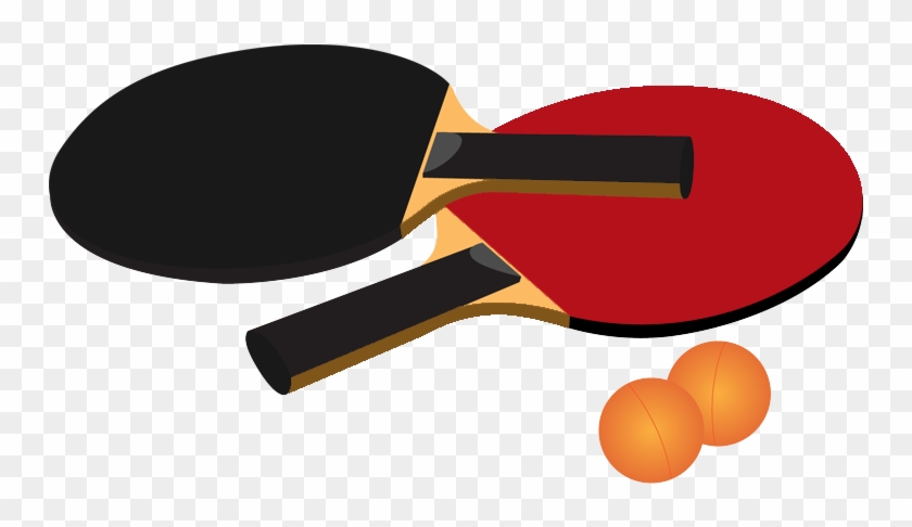 Table Tennis Clipart Image Of Playing Table Tennis - Table Tennis Clip Art #180314