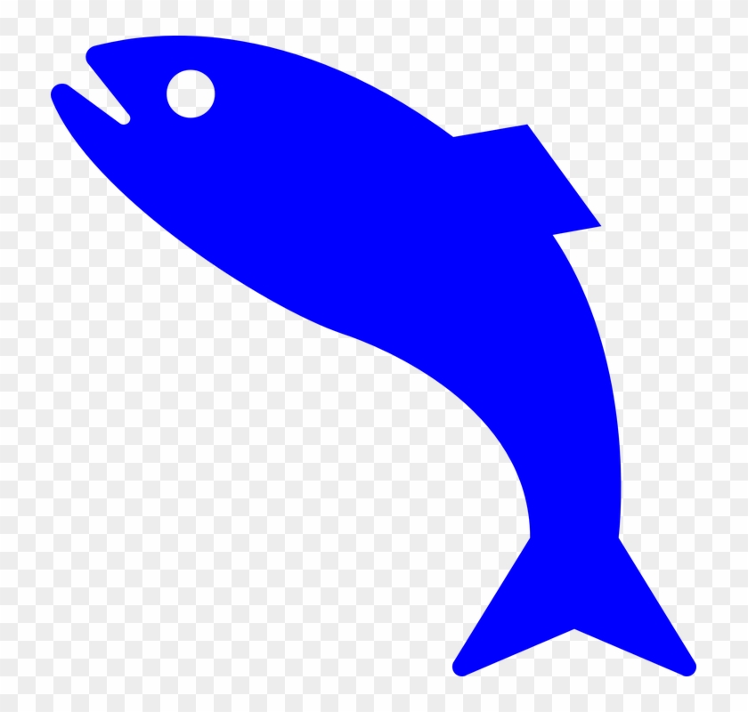 Blue Fish Clip Art - Fish Blue Clip Art #180382