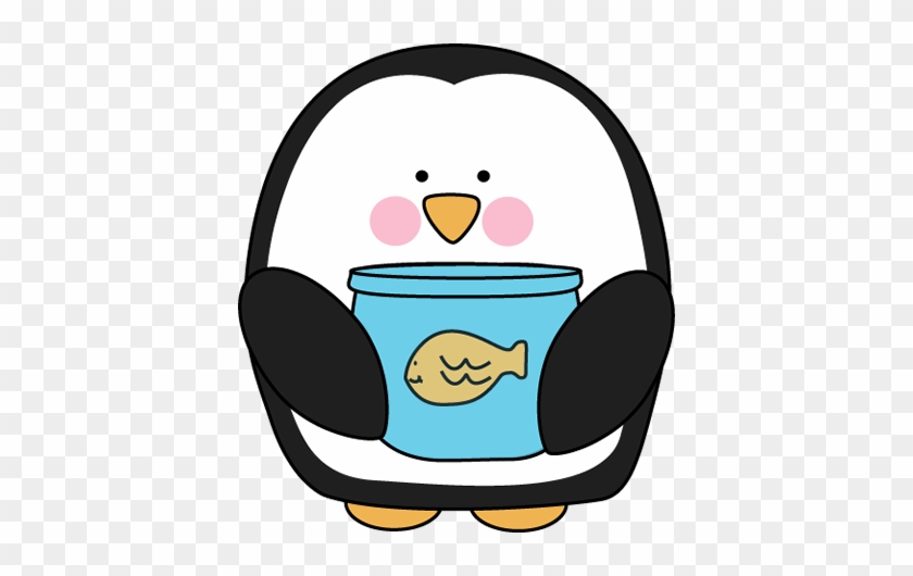 Penguin Pet Helper - Penguin With Fish Clipart #180412