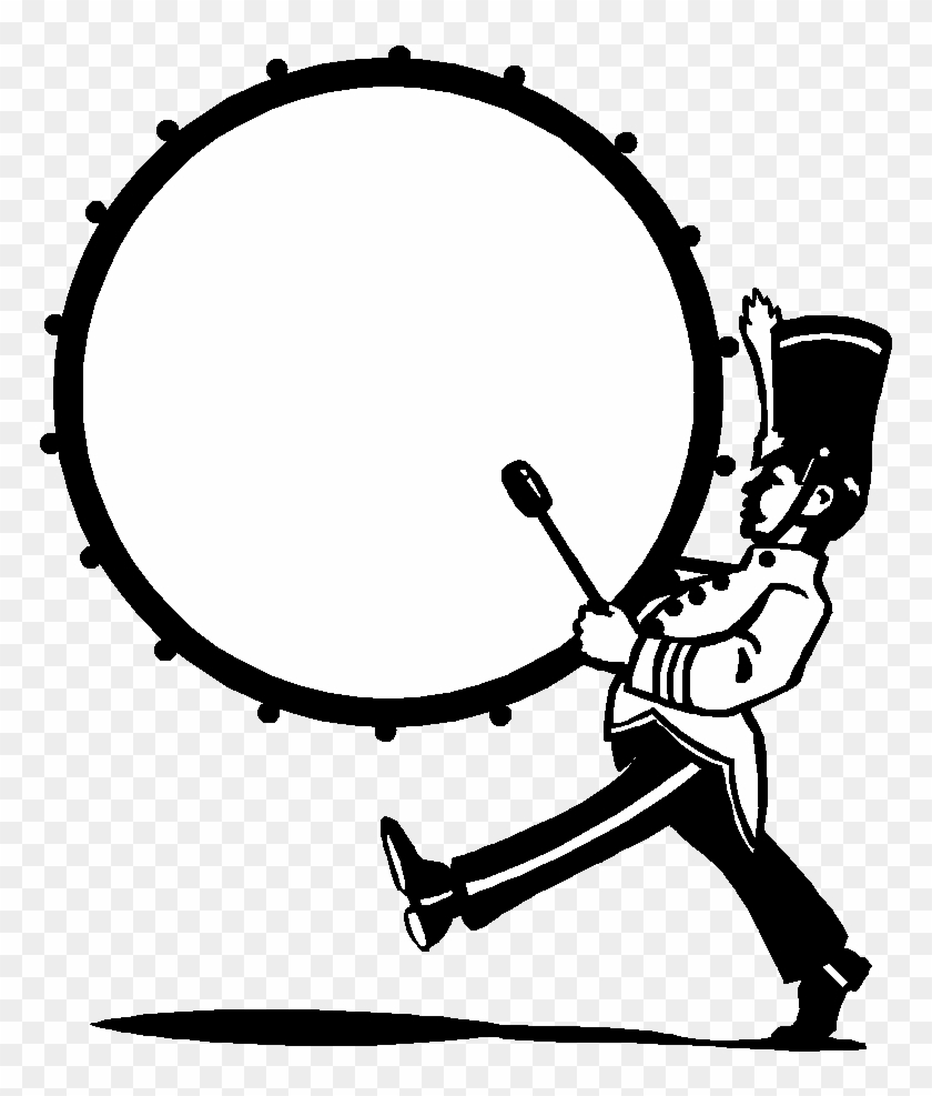 Bass Cliparts - Bass Drum Marching Band #180507