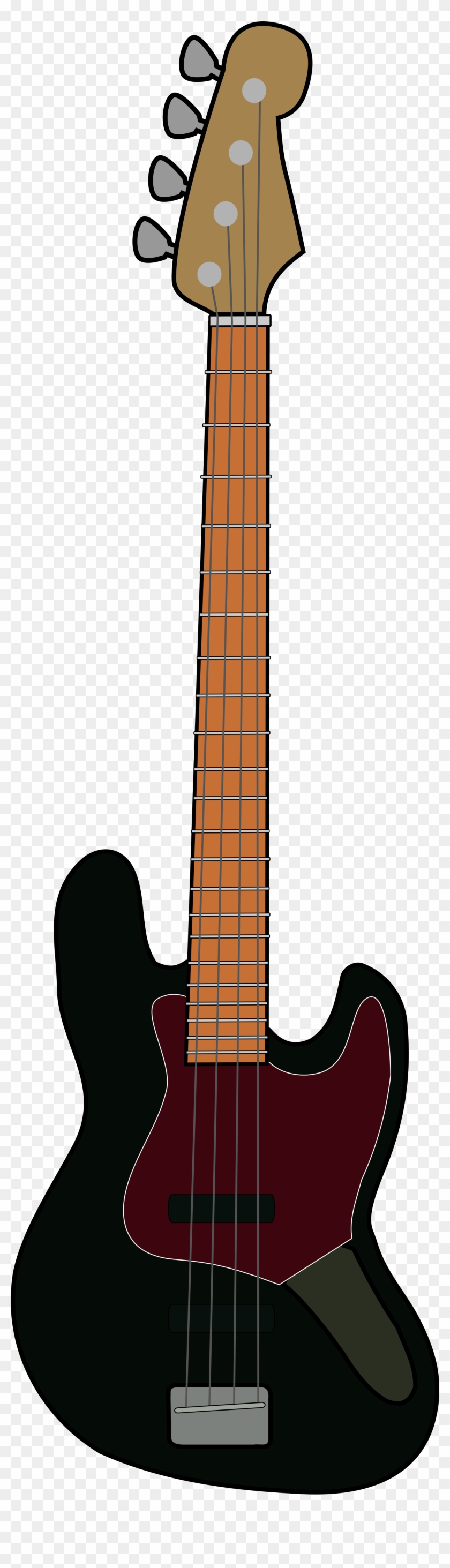 Fender Jazz Bass Clipart I2clipart Royalty Free Public - Bass Guitar Clip Art #180509
