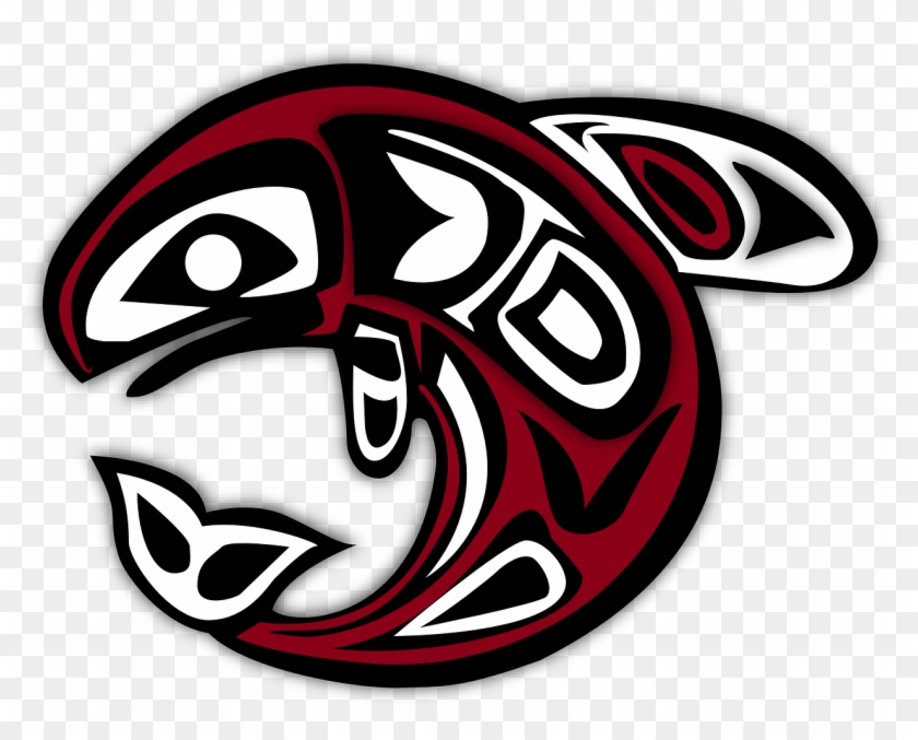 The Coming Of The Salmon - Native American Salmon Symbol #180513