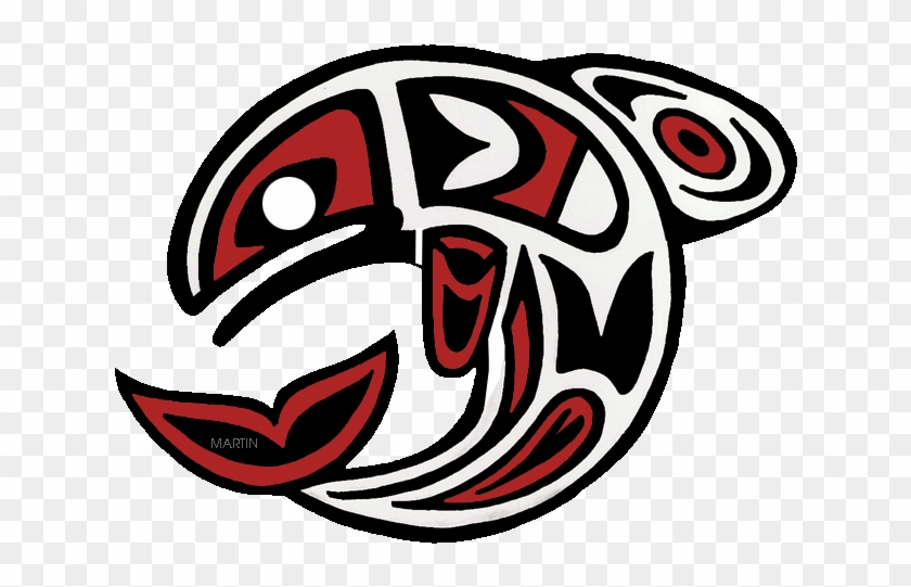 Pacific Northwest Salmon Art - Pacific Northwest Indian Art #180523