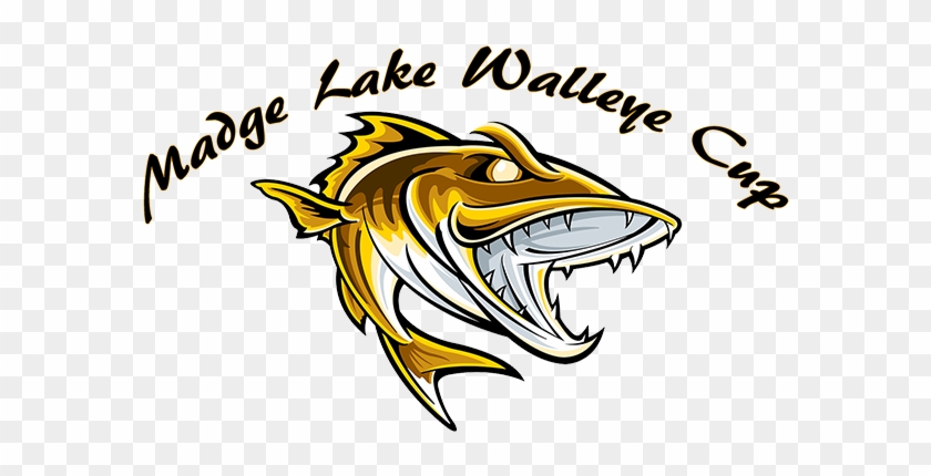 Madge Lake Walleye Cup - Walleye Cartoon #180601