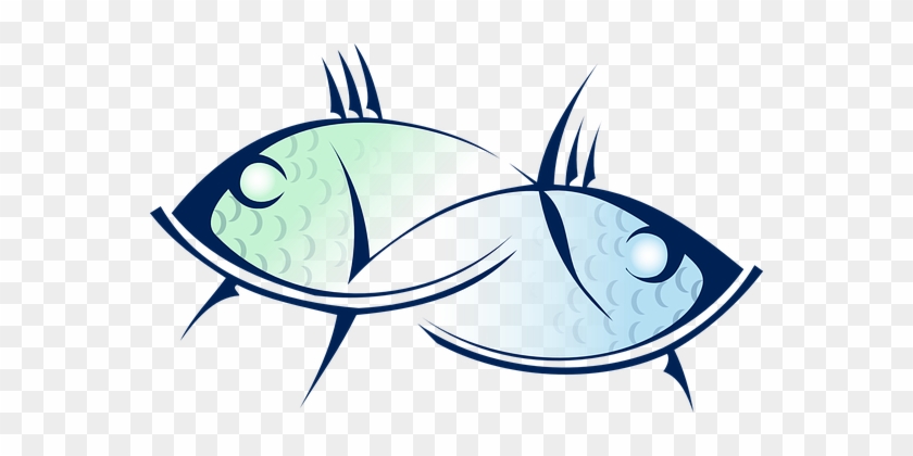 Pisces Fish Animal Sea Life Signs Of The Z - กราฟฟิก รูป ปลา #180640