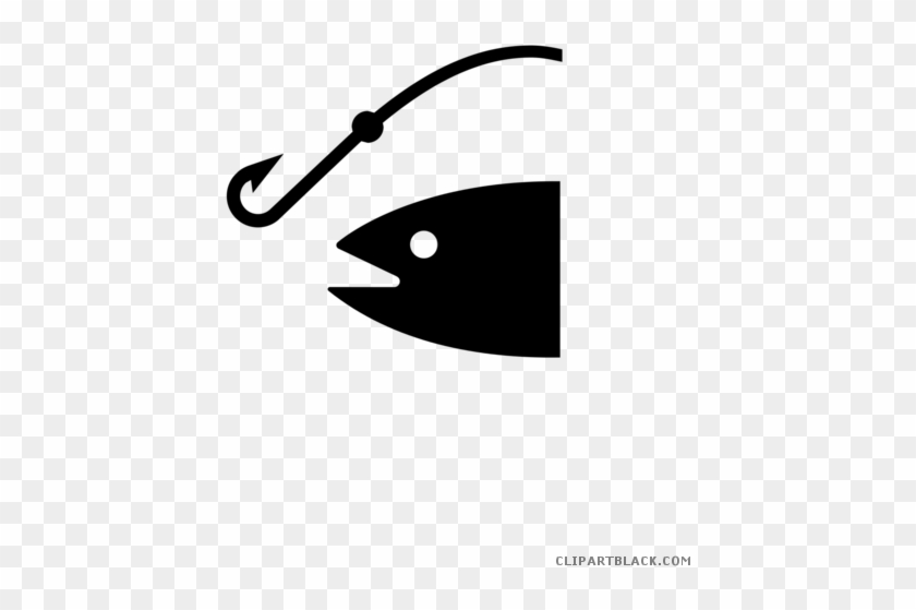 Bass Fish Animal Free Black White Clipart Images Clipartblack - Fishing Clip Art #180769