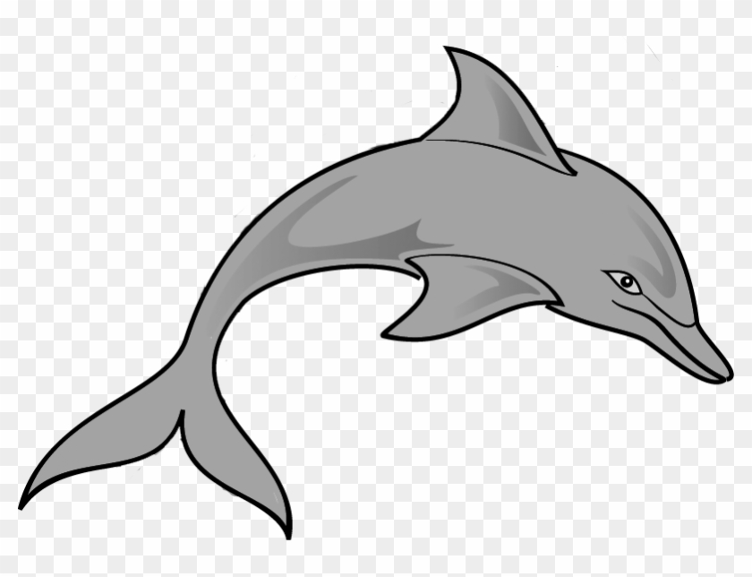 Dolphins Clipart Dolphin Fish - Ocean Life Clipart Transparent #180815