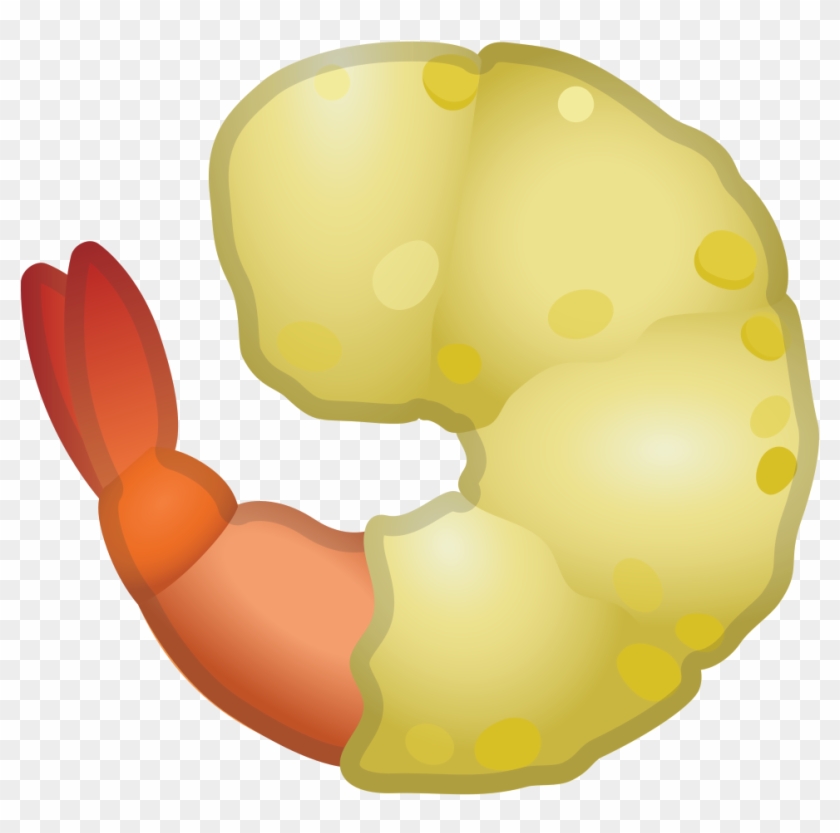 Fried Shrimp Icon - Emoji Crevette #180819