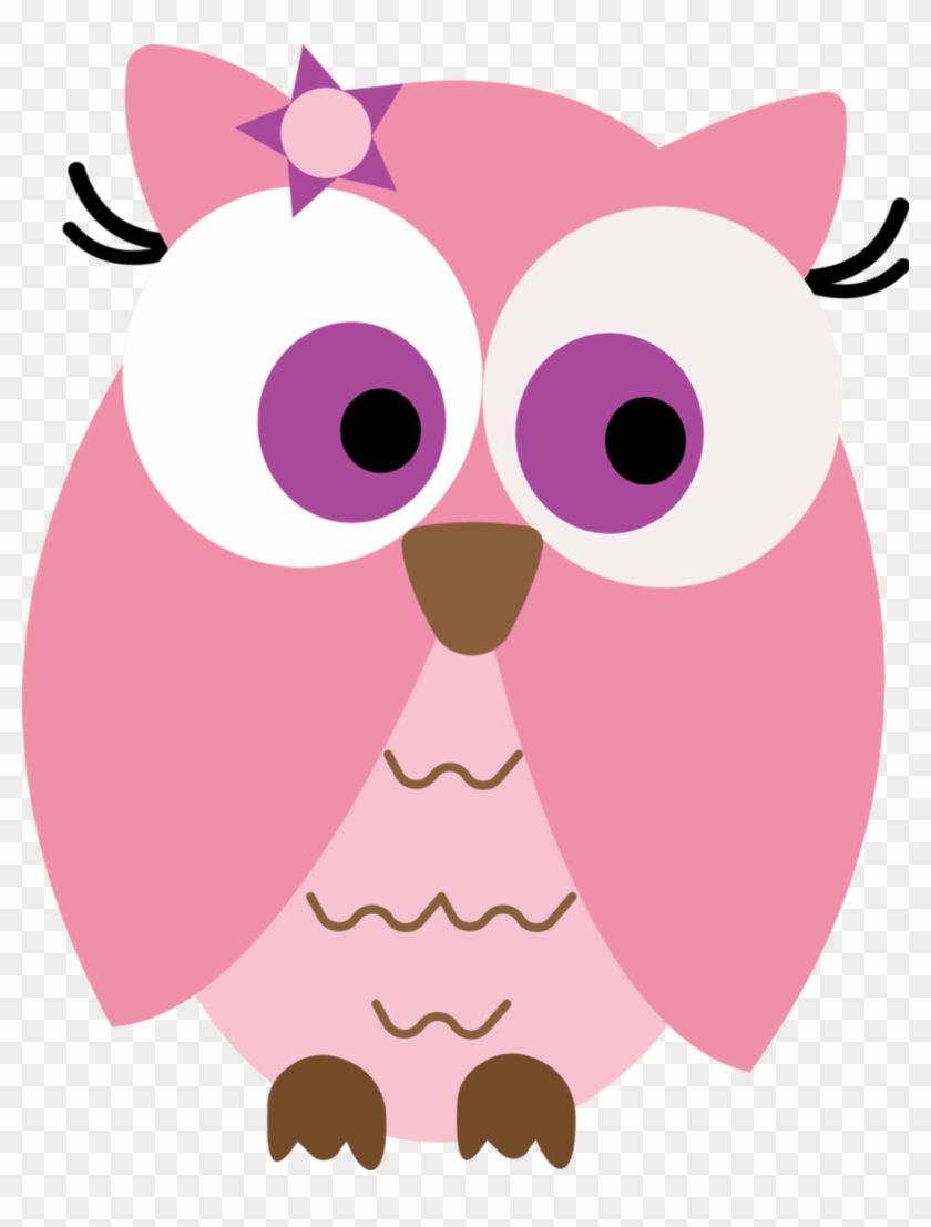 Cute Pink Owl Clipart - Owl Pink #180892