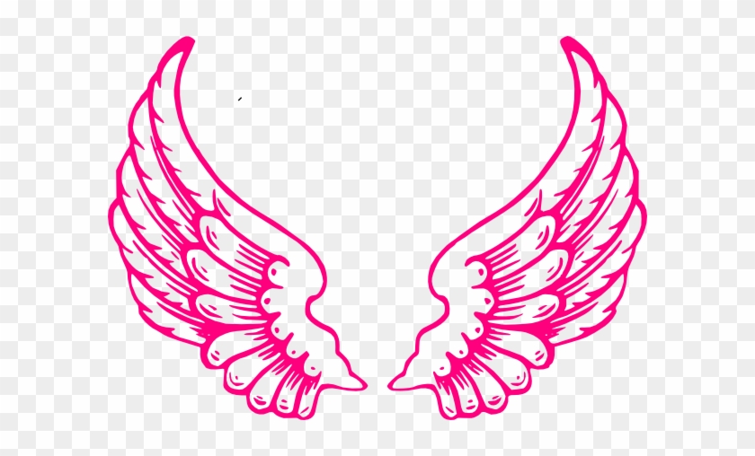 Pink Angel Wings Clip Art - Pink Angel Wings Png #180896