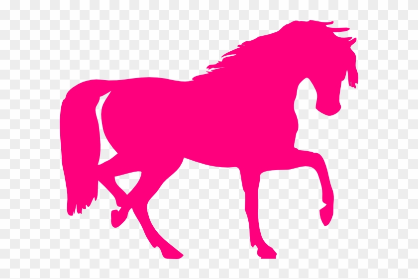 Pink Horse Clip Art - Horse Silhouette Clip Art #180916