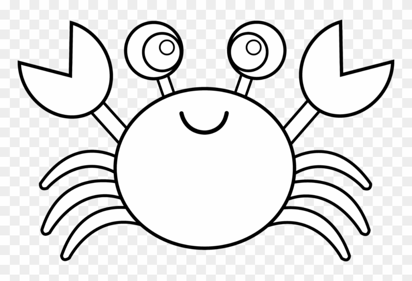 Crab Black And White Blue Crab Clipart Black And White - Crab Black And White #180953