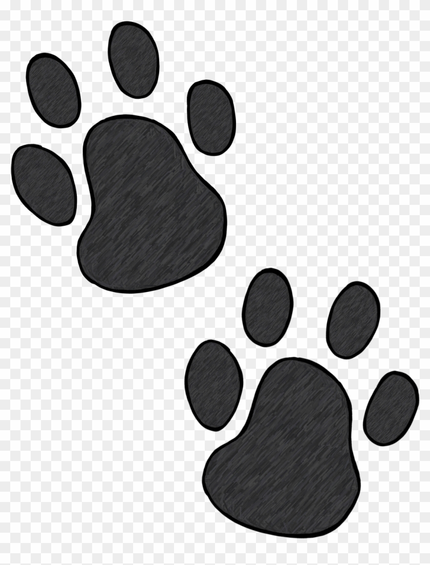 Paw Prints Dog Paw Print Stamps Dog Prints Clip Art - Paw #181064