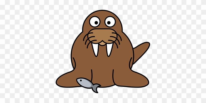 Free Image On Pixabay - Cartoon Walrus #181250