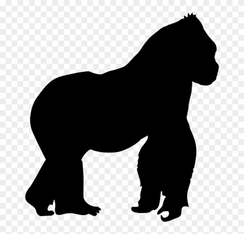 Snake Silhouette, Gorilla Silhouette - Gorilla Silhouette #181277