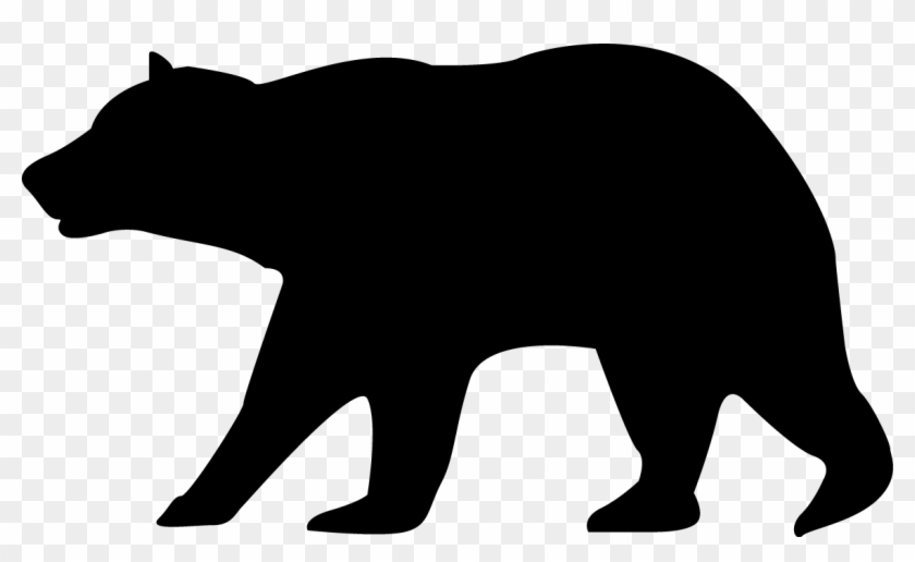 Black Bear Clipart Cabin - Bears Silhouette #181309