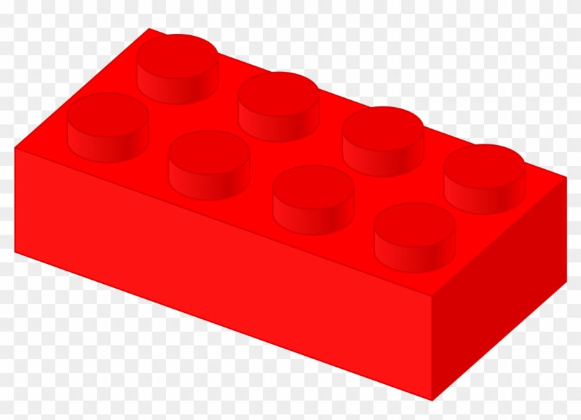 Plastic Brick, Red - Red Lego Brick Png #181347