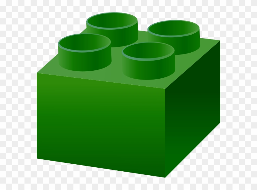 Lego Clipart Green - Green Lego Brick Png #181397