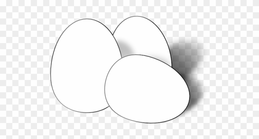 Egg Black And White Clipart - Eggs Black And White #181483