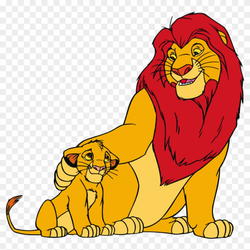 Simba And Mufasa By Ireprincess - Lion King Cartoon #181491