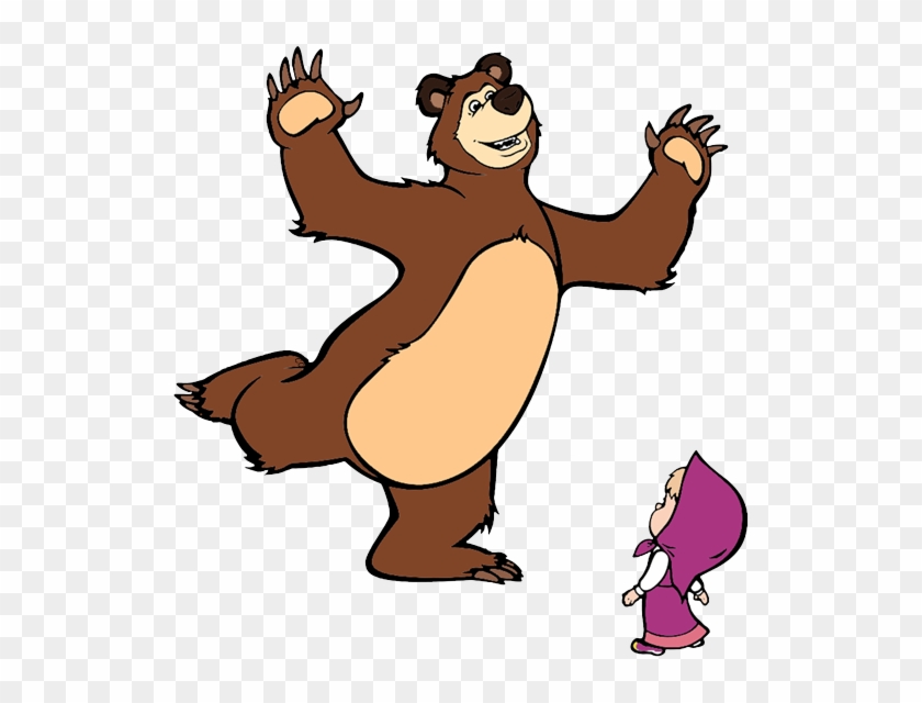 Masha, Bear - Masha And The Bear Clipart - Free Transparent PNG Clipart  Images Download