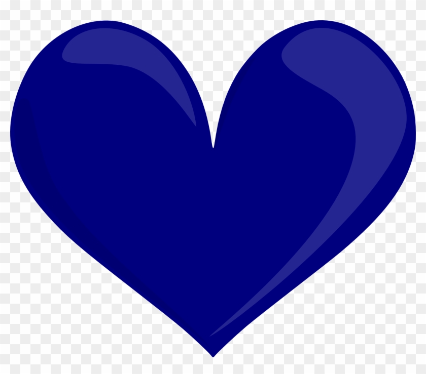 Dark Blue Heart Png #181604