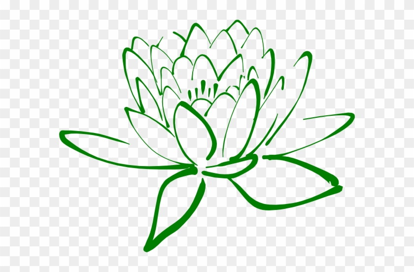 Lotus Clipart Teratai - Green Lotus Flower Logo #181605
