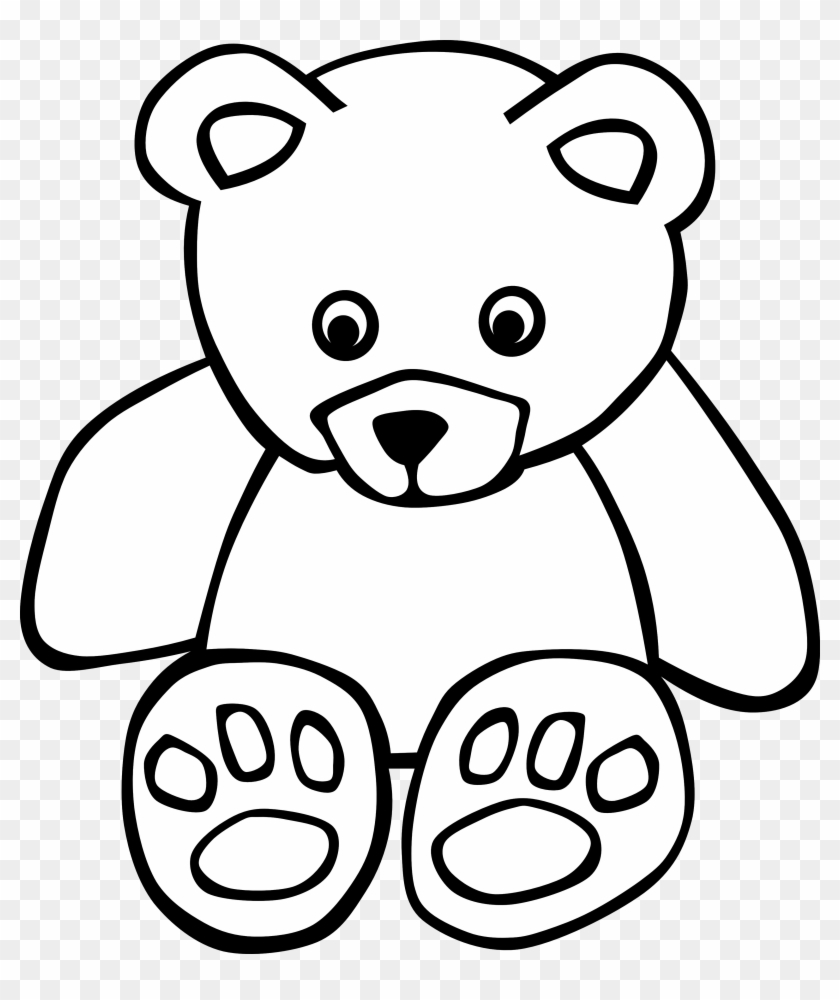 Black Bear Clipart - Teddy Bear Clip Art #181662