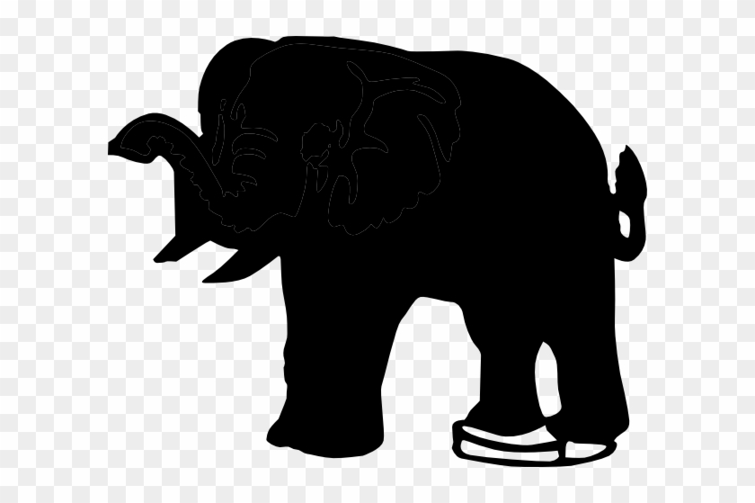 Elephant Silhouette Clip Art - Clip Art #181684