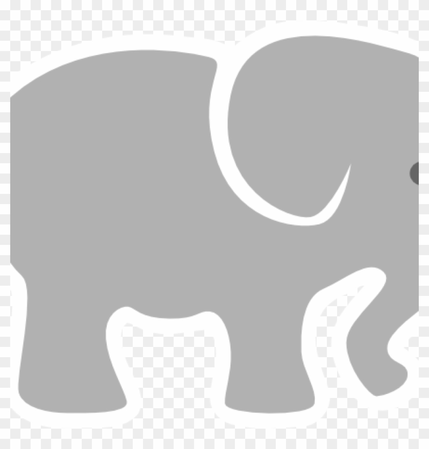 Baby Elephant Clipart Light Grey Ba Elephant Clip Art - Clip Art #181692