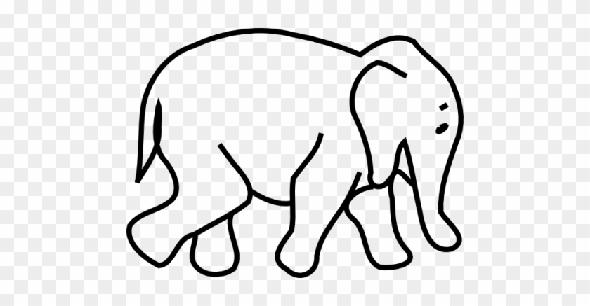 White Elephant Clipart - Elephant Black And White Clip Art #181696