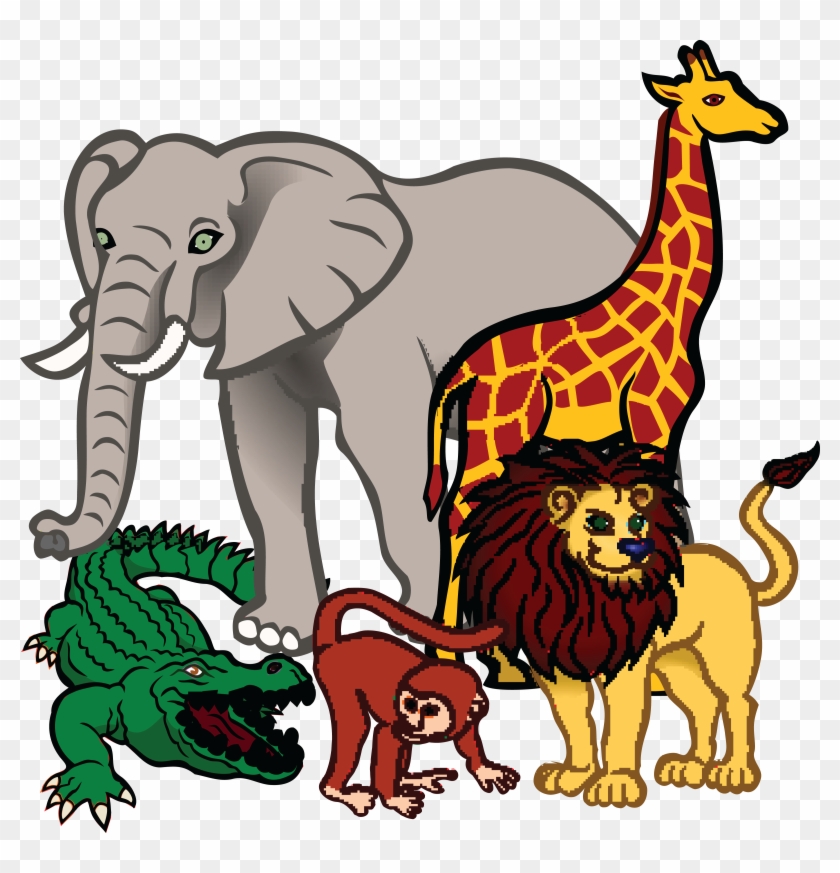 Fauna Of Africa Baby Jungle Animals Clip Art - Slogans On Save Animals #181730