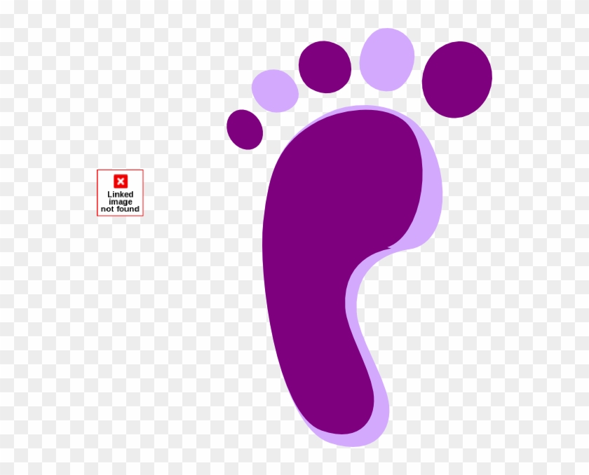 Baby Clipart Purple - Purple Baby Feet Clip Art #181746