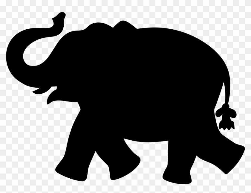 Fresh Elephant Silhouette Princess Coloring Pages Png - Elephant Silhouette #181776