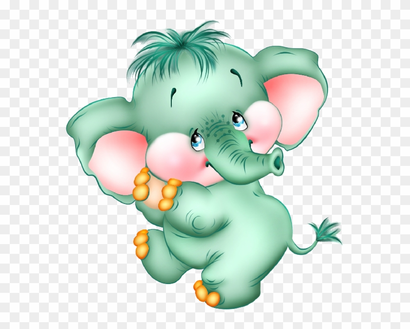 ʕ •́؈•̀ ₎ Baby Elephant's Funny - Good Morning Elephant Gif #181783